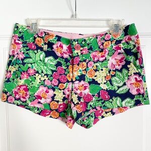 Lilly Pulitzer Multicolor Floral Shorts - Size 2